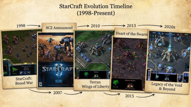 Die StarCraft-Geschichte: Von Brood War bis heute — 25 Jahre Echtzeit-Strategie